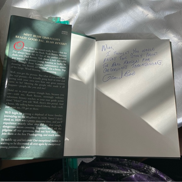 Rush Limbaugh Book Rush Revere and the Brave Pilgrims - Picture 2 of 5